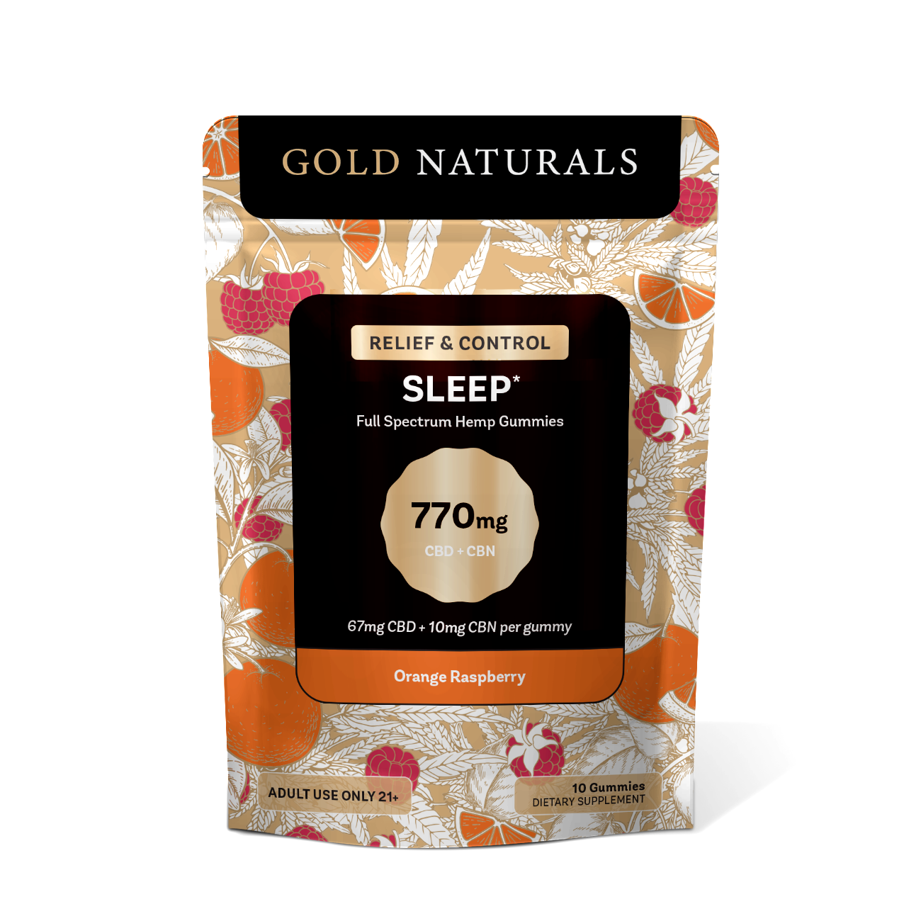PhD-Formulated CBD Oil Tincture - Gold Naturals Hemp