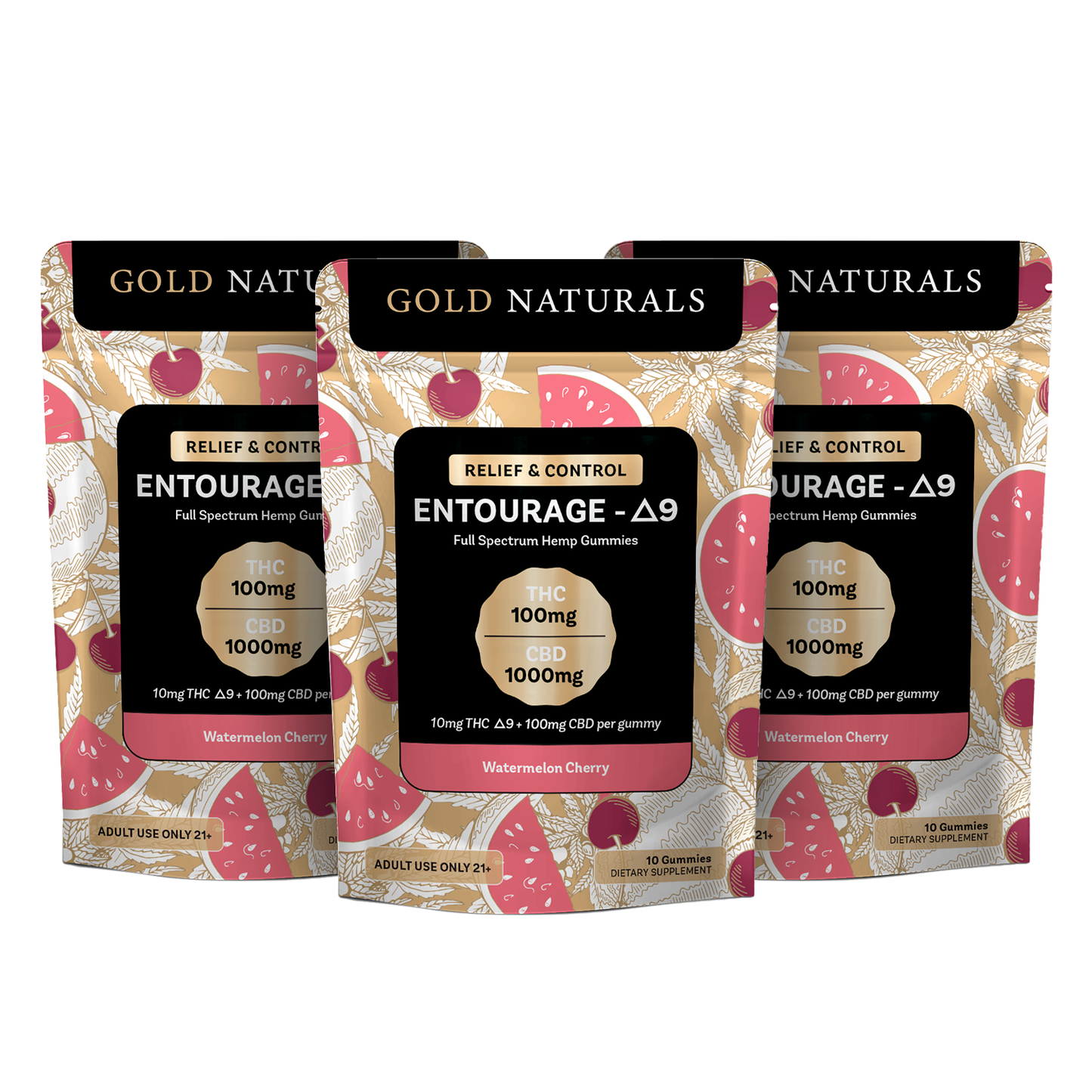 Entourage effect Delta 9 THC gummies for calmness Delta 9 THC gummies for enhanced wellness Full-spectrum hemp extract Delta 9 THC gummies watermelon cherry