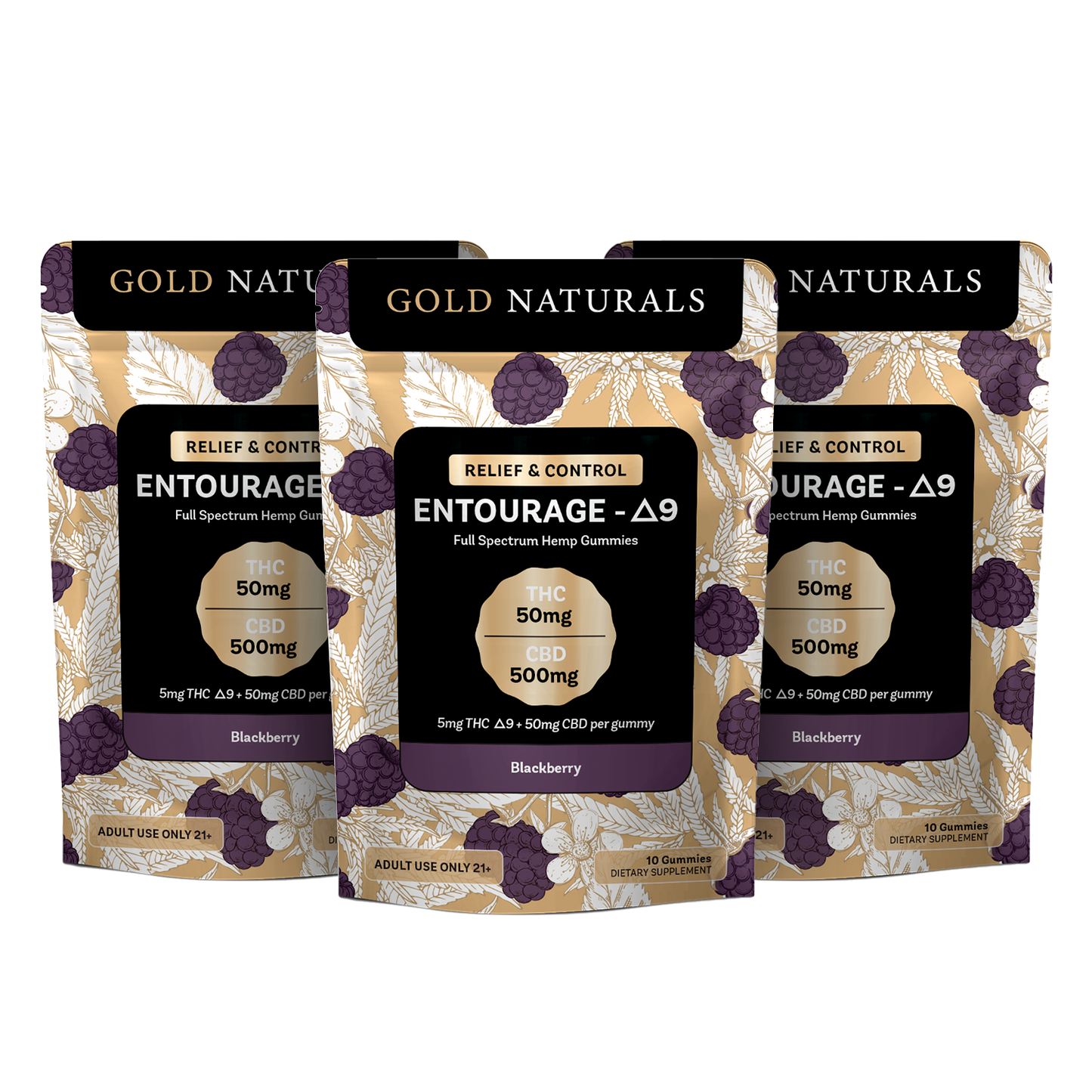 PhD-Formulated CBD Oil Tincture - Gold Naturals Hemp