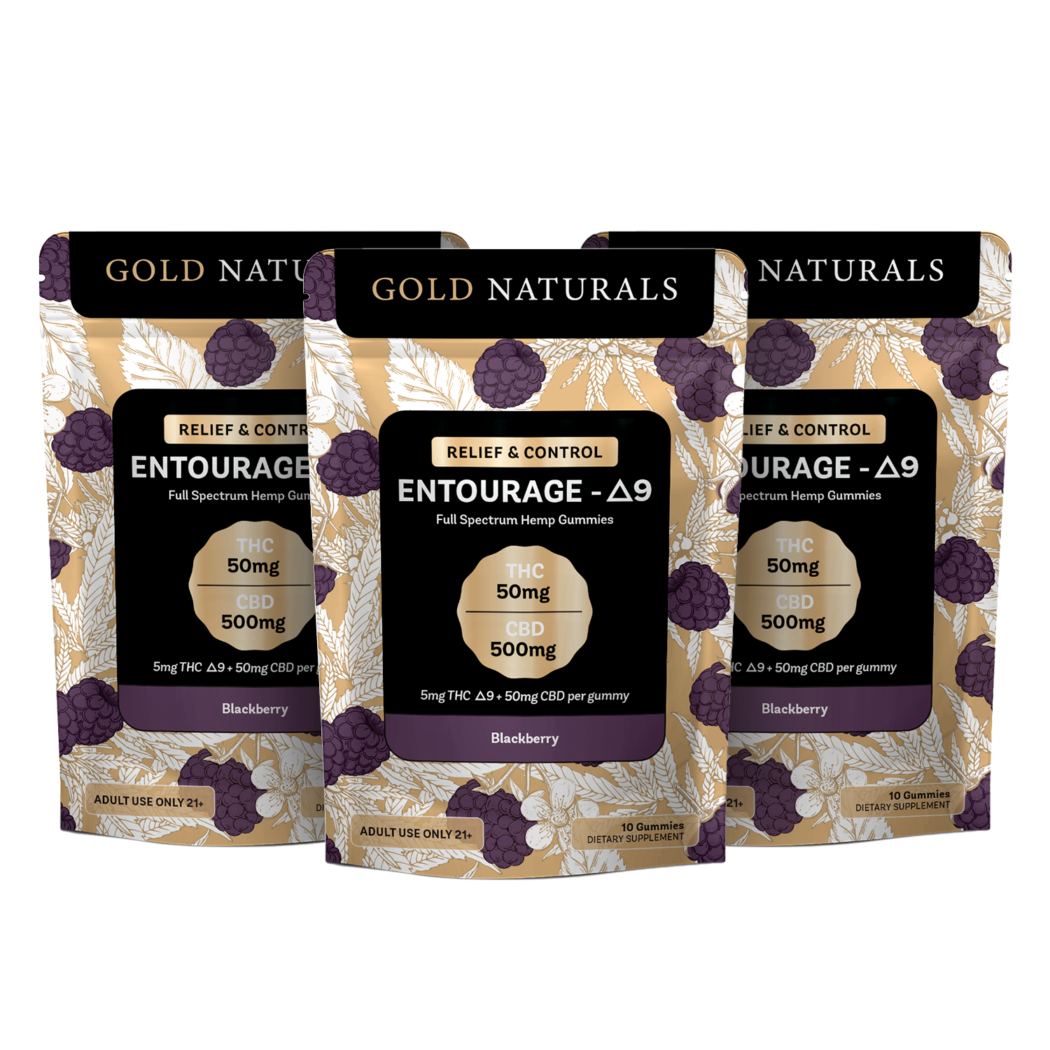 PhD-Formulated CBD Oil Tincture - Gold Naturals Hemp