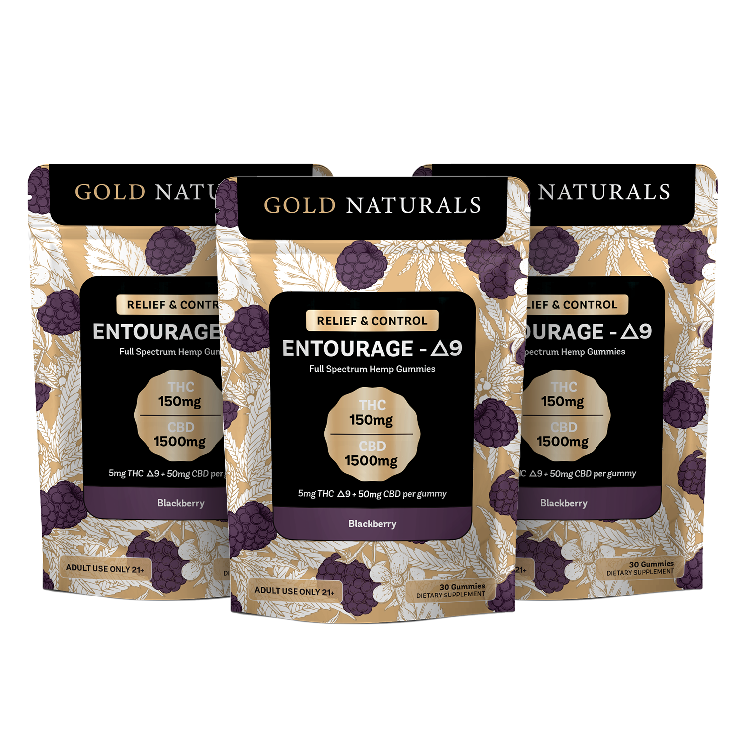 Entourage Effect Full Spectrum CBD Products by Gold Naturals