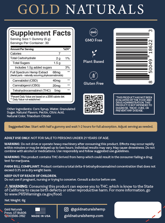 Entourage Effect Full Spectrum CBD Products by Gold Naturals