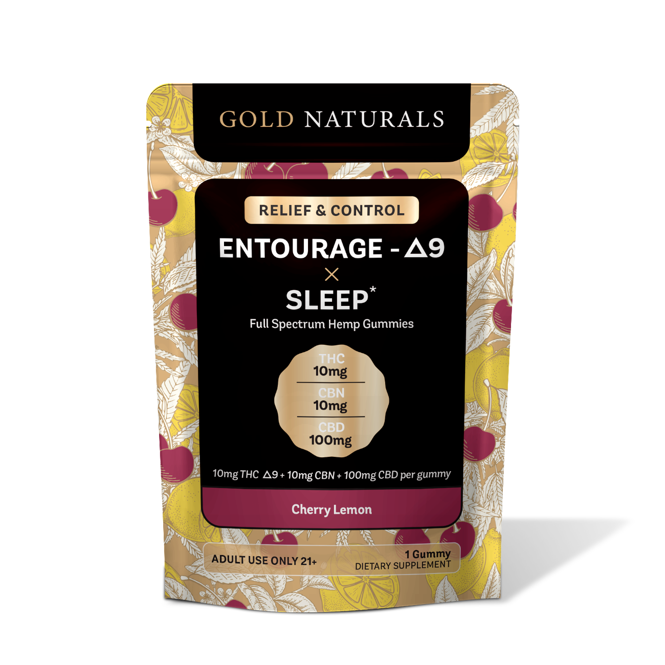 Gold Naturals Sleep Entourage Δ9 Gummy 1-Pack