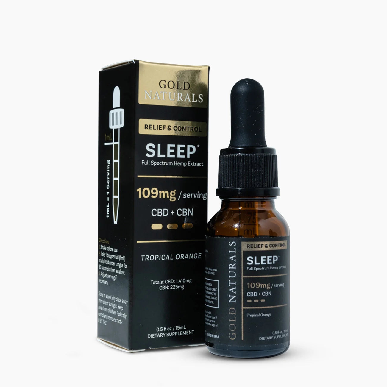Gold Naturals Sleep Tincture – 15 mL Heavy