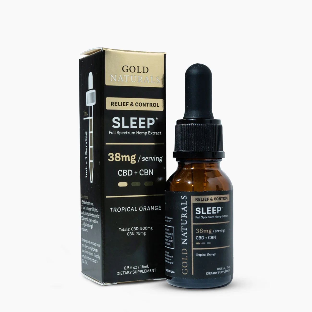 Gold Naturals Sleep Tincture – 15 mL Light