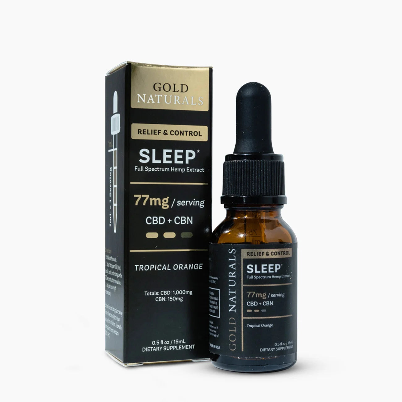 Gold Naturals Sleep Tincture – 15 mL Medium