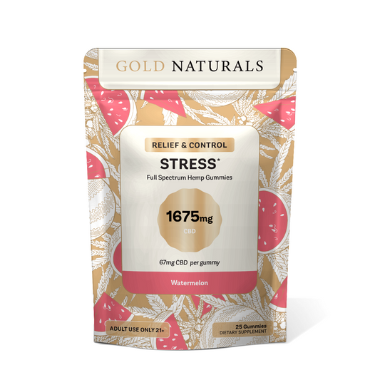 Gold Naturals Stress Gummies 25 Pack