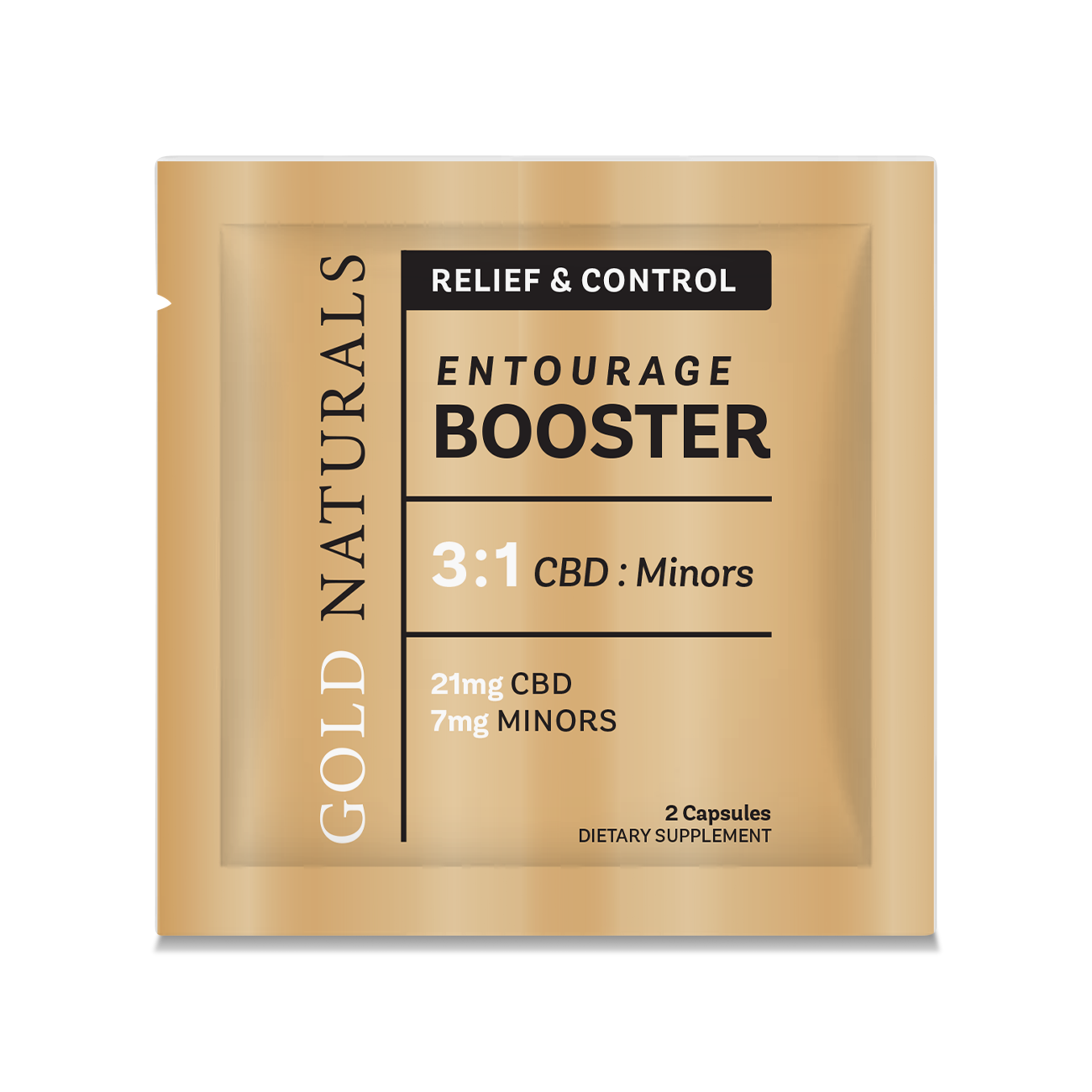 Gold Naturals Entourage Sachet – 2 Pack, Full-Spectrum Hemp Formula