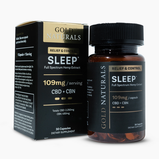 Gold Naturals Sleep Soft Gel Heavy - Grey Background