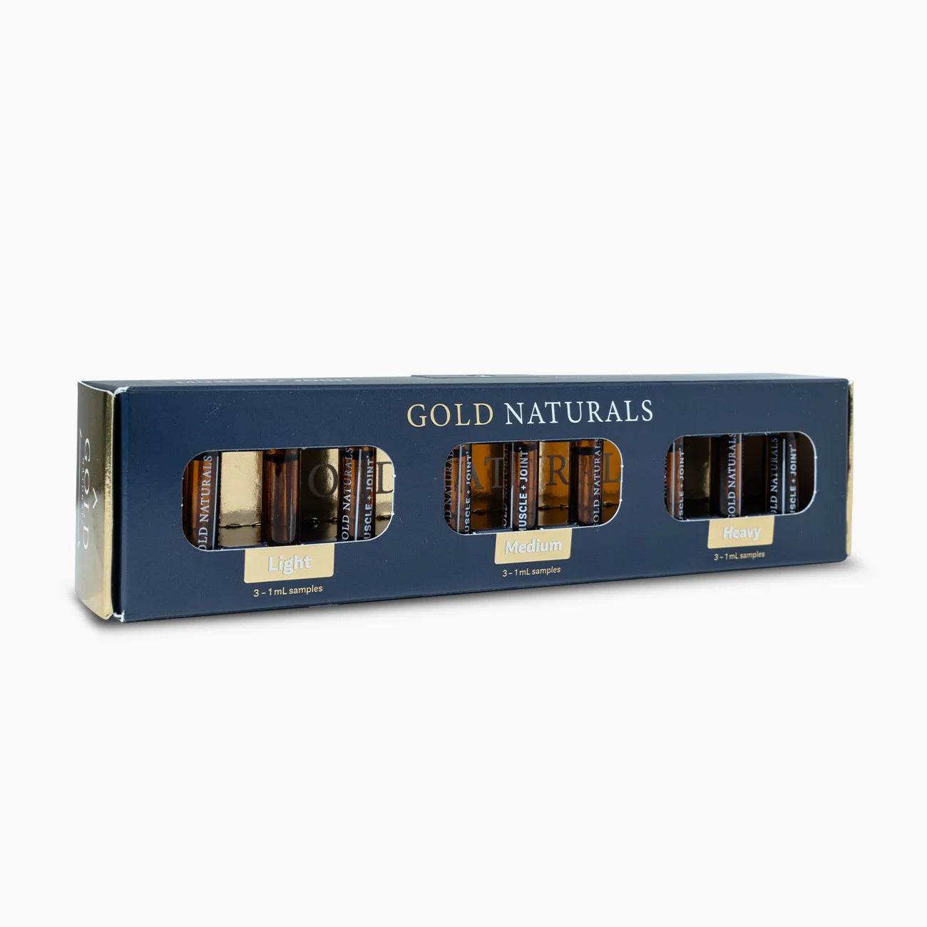 Gold Naturals – Open Muscle & Joint Tincture Vial Box