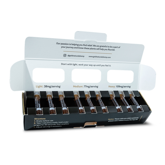 Gold Naturals – Sleep Tincture Vial Box