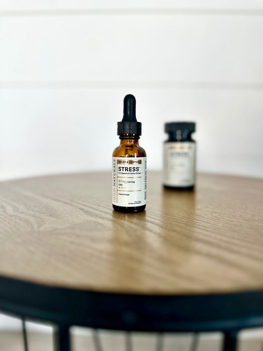 Gold Naturals CBD tincture dropper — dosing CBD for dogs
