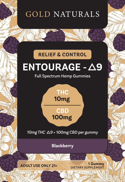 Entourage Δ9 Gummy Sample - Blackberry