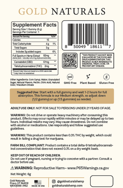 CBD gummies for stress relief-Gold Naturals stress-relief CBD gummy with full-spectrum hemp extract-Hemp-derived CBD gummies for daily stress management