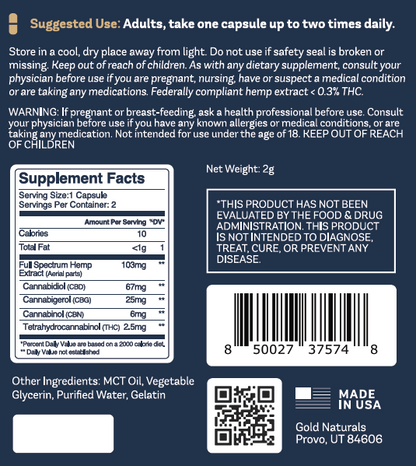 Muscle + Joint Soft Gels