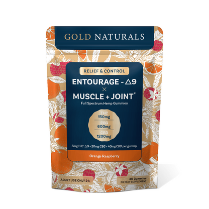 5 mg Entourage Δ9 x Muscle + Joint Gummy - Utah Compliant