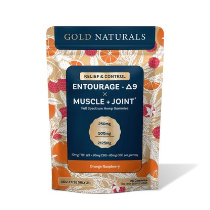 10 mg Entourage Δ9 x Muscle + Joint Gummy