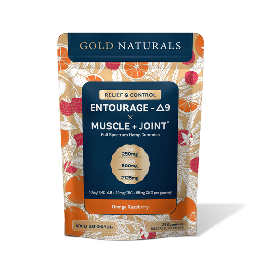 Entourage Δ9 x Muscle + Joint Gummy UTAH Compliant
