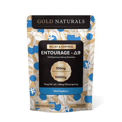 Entourage Δ9 THC Gummies for Relaxation, Stress Relief, and Better Sleep – Full Spectrum Hemp Extract Full-Spectrum Δ9 THC Gummies with CBD for Sleep and Relaxation
Δ9 THC Gummies for Stress Relief, Relaxation, and Sleep – Full Spectrum Hemp Blue Raspberry